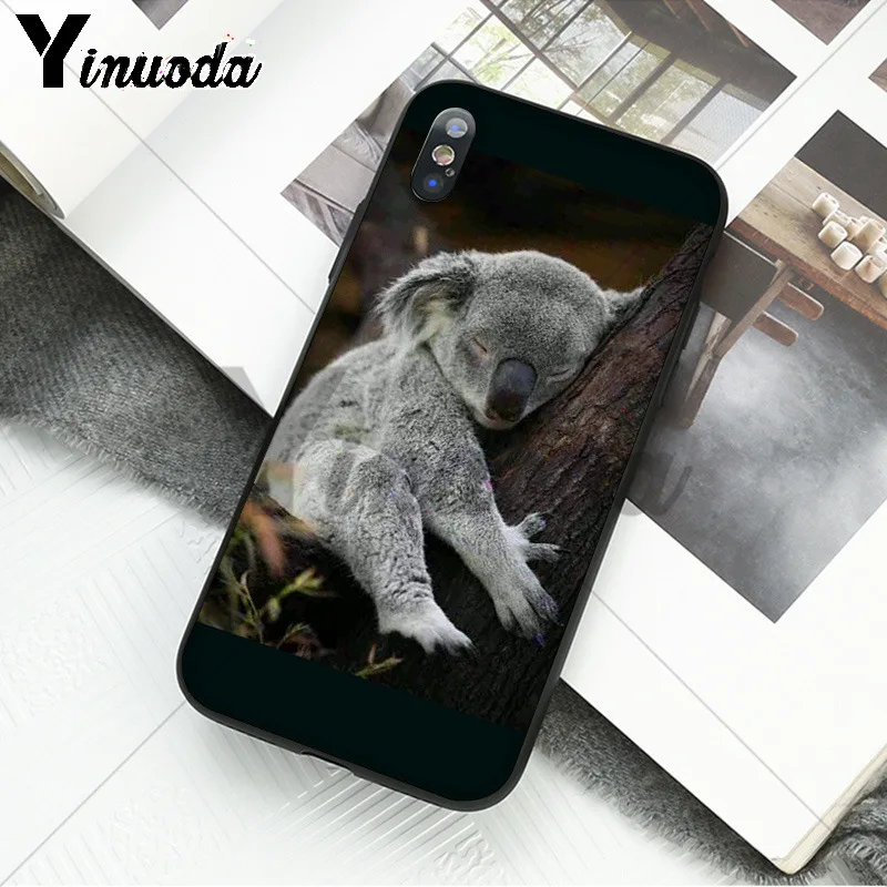 Yinuoda милый чехол с австрийским коалом стильный мягкий для телефона Apple iPhone 8 7 6 6S Plus