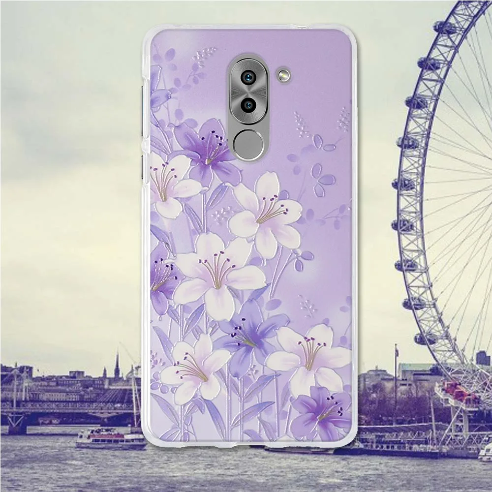 Чехол для телефона Huawei Honor 6X чехлы 5 дюйма задняя крышка GR5 2017 Mate 9 Lite силиконовая