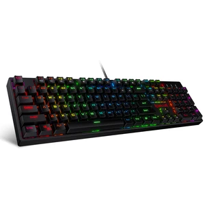 Механическая игровая клавиатура Redragon K582 SURARA с RGB светодиодный Ной подсветкой, с 104 клавишами, линейная и тихая, красные переключатели, быстрое включение