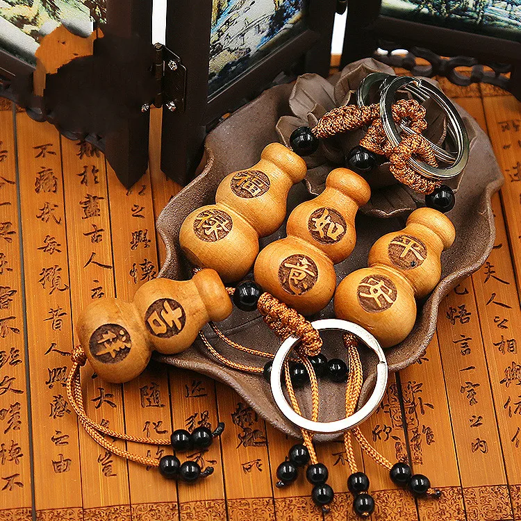 Подвеска в китайском народном этническом стиле с изображением маленькой тыквы