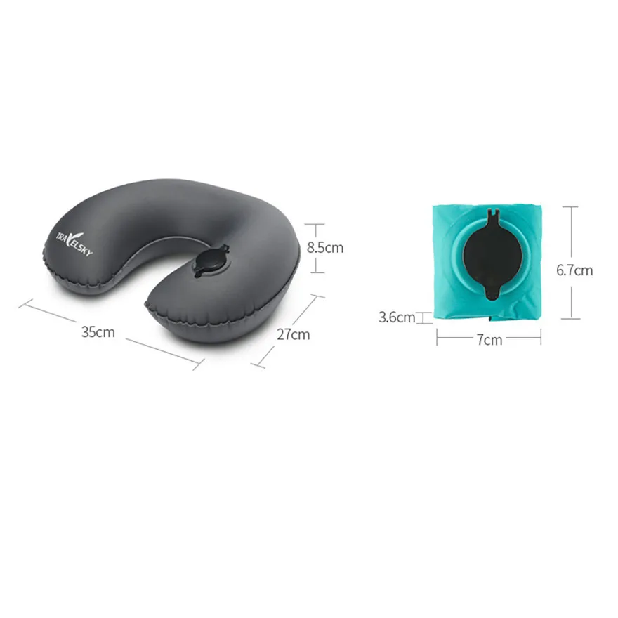 Надувная мягкая Автомобильная подушка для путешествий надувная отдыха Подушка