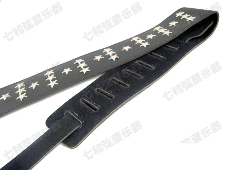 Черный и серебряный звезда заклепки панк кожа Регулируемая длина Удобная