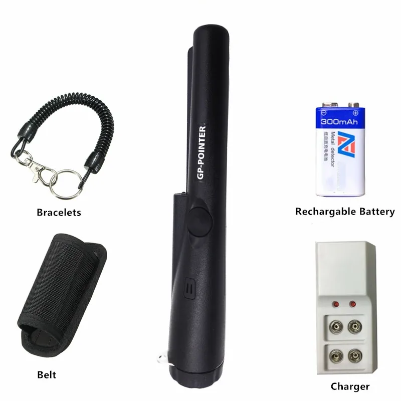 Free Shipping PinPointer ProPointer Handheld GP-Pointer Metal Detector Probe with Rechargeable Battery and Charger | Инструменты