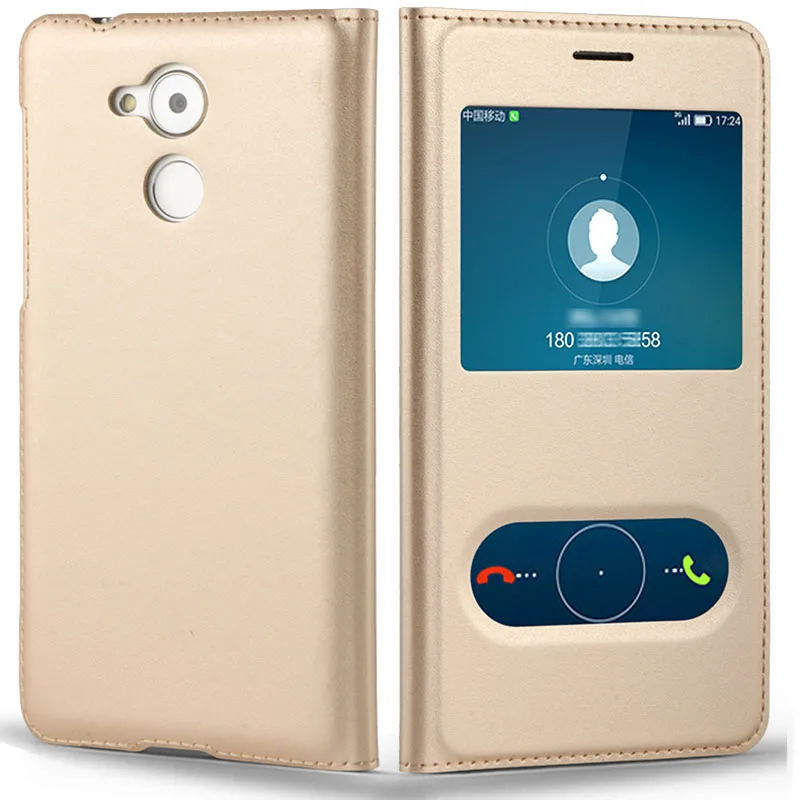 Чехол huawei Honor 6A, роскошный чехол-книжка из искусственной кожи, деловой чехол для huawei Honor 6A 6 A Honor6A DLI-TL20, чехол для телефона с окошком