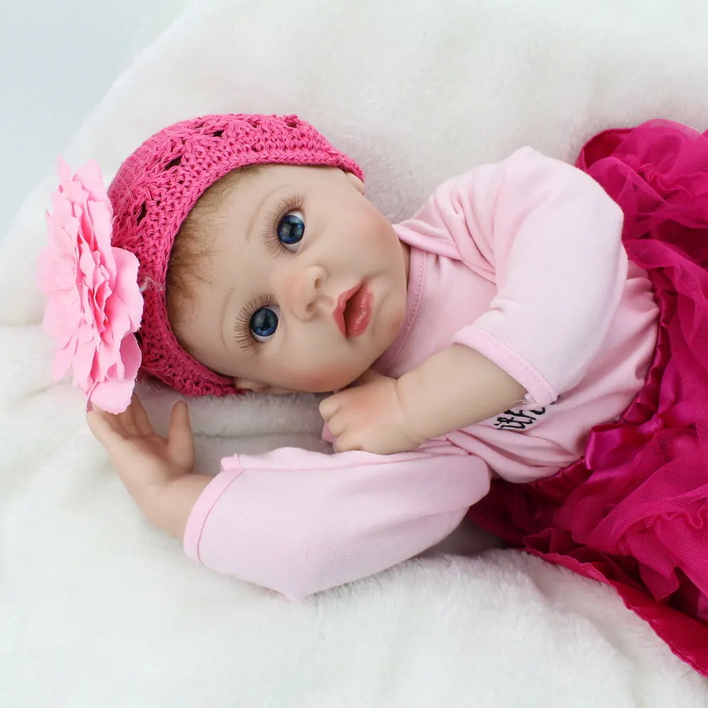 NPKDOLL куклы Reborn 22 дюйма девочка Baby Малыши красота грациозные волосы реалистичные