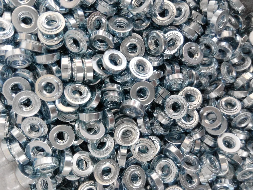 S-M2.5-0/1/2 S-M4-0/1/2 SS-M5-0/1/2 1000 шт Цинковый покрытый карбоновый Сталь заклепок гайки