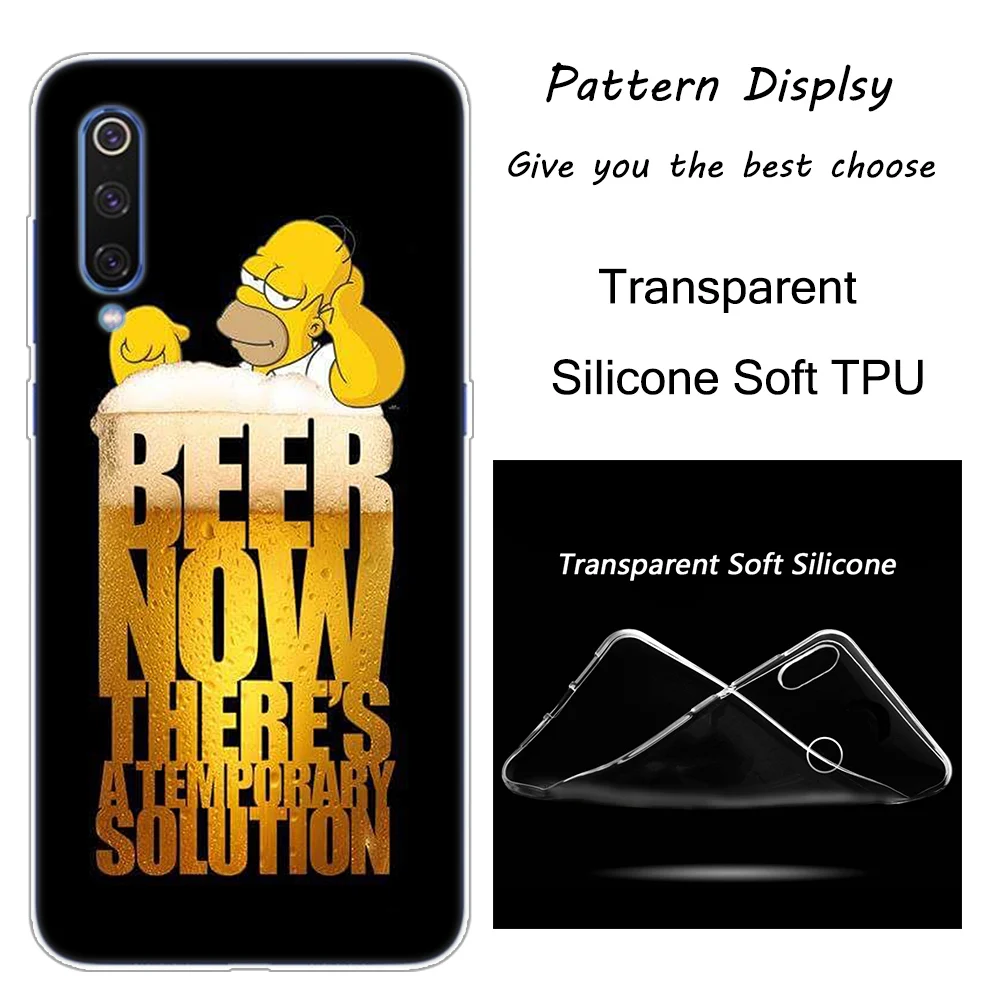 Горячая пиво и веселье Стекло силиконовый чехол для Xiaomi Pocophone F1 9T 9 9SE 8 A2 Lite A1 A2 Mix3 Redmi K20 7A Note 4 4X5 6 7 Pro S2 крышка