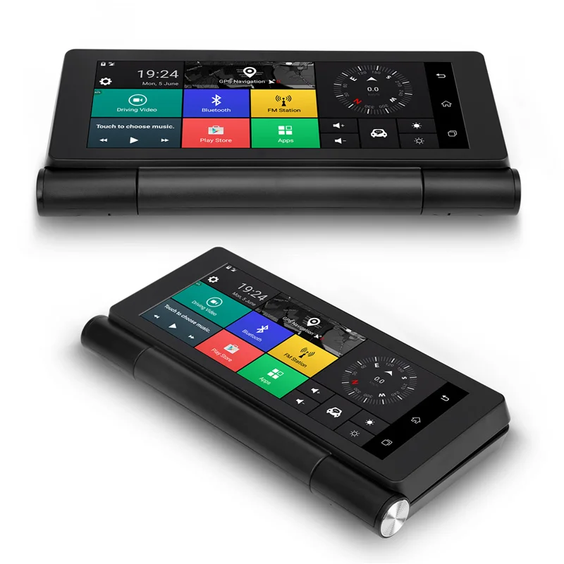Видеорегистратор автомобильный 7 дюймов 4G Wi Fi ADAS Android 5 1 Full HD 1080P