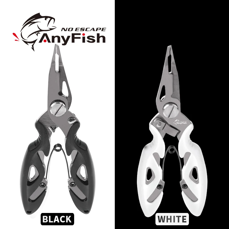 Рыболовные плоскогубцы ANYFISH ножницы с титановым покрытием оплетка приманка
