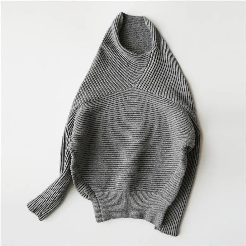 Свитер женский вязаный с рукавом летучая мышь | Женская одежда