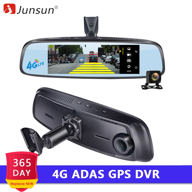 Junsun K755 специальные автомобильные видеорегистраторы 4 г LTE видеомагнитофон ADAS