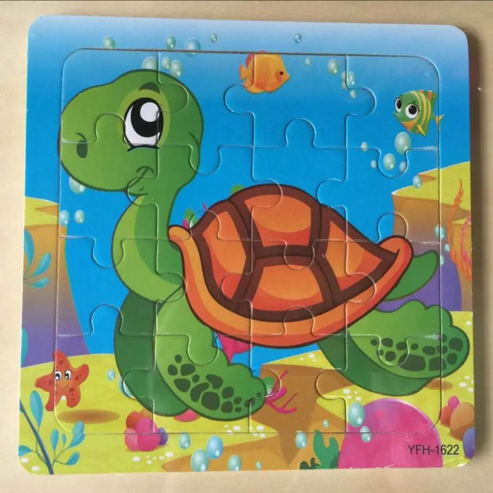 Diy деревянная головоломка для детей игрушка когнити на пазле Infantil Пазлы деревянные игрушки для детей Educatief Speelgoed Kleuters игрушки - Цвет: Синий
