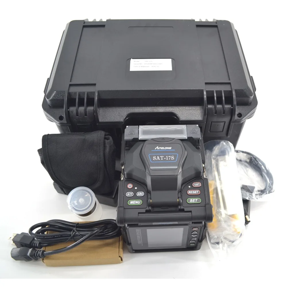 

Original aitelong SAT-17S Automatic Intelligent Optical Fiber Fusion Splicer FTTH Fiber Welding Machine lifetime free warranty