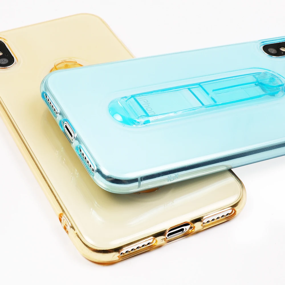 Чехол UBERAY для iPhone XS Max XR X 6 6S 7 8 Plus милый прозрачный мягкий чехол из ТПУ карамельных