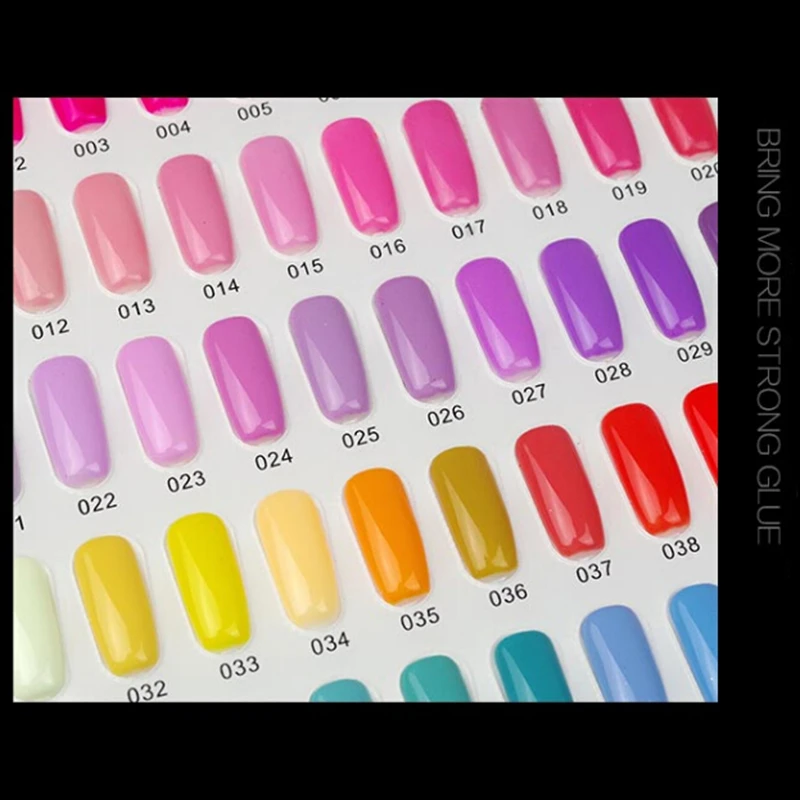 Акриловый гель для ногтей полировка дисплей книга цветная кристаллическая