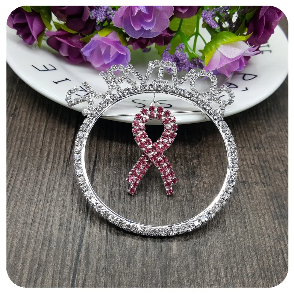 Уникальная брошь в виде кристаллов подарок выживший булавка с отворотом розовой