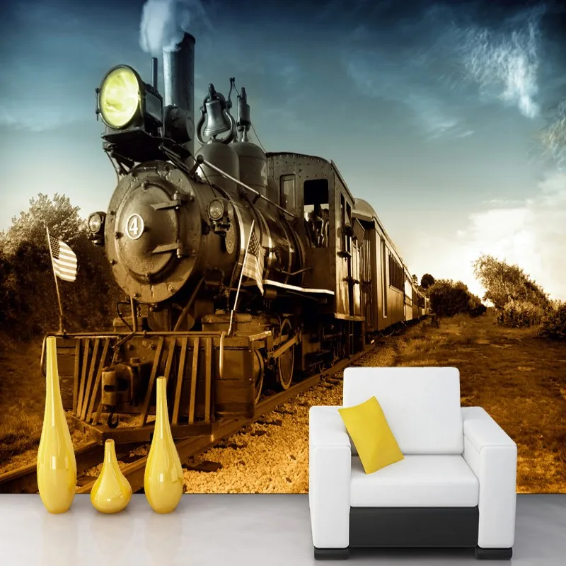 Пользовательская 3d Роспись Ретро фон настенная бумага под заказ высокое