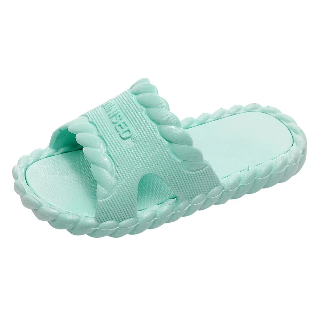 Летние тапочки для младенцев домашние Нескользящие повседневные тапки ярких