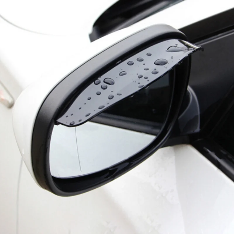 2pcs PVC Car Back Mirror Eyebrow Rain Cover sticker For Chrysler Aspen Pacifica PT Cruiser Sebring Town Country AUTO accessories |