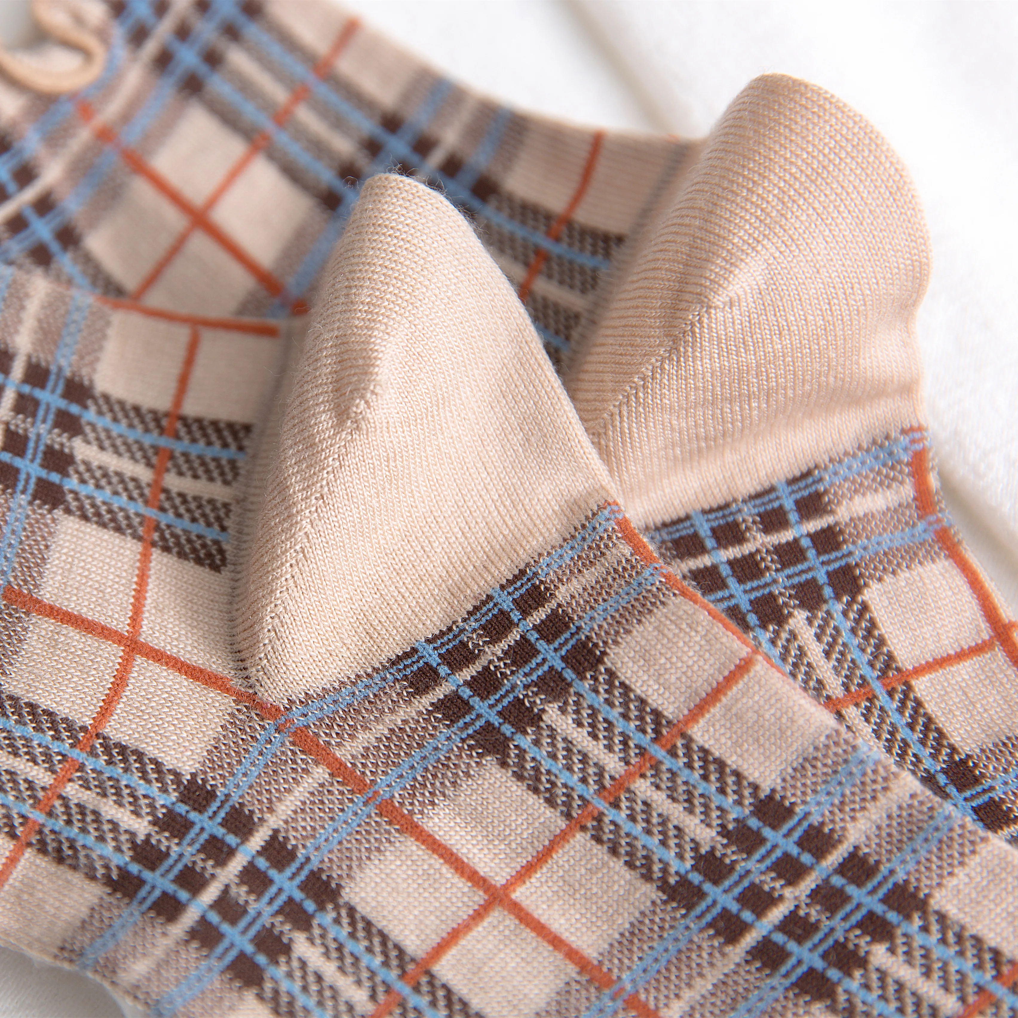 Носки женские клетчатые в стиле ретро 5 пар/лот|Носки| |