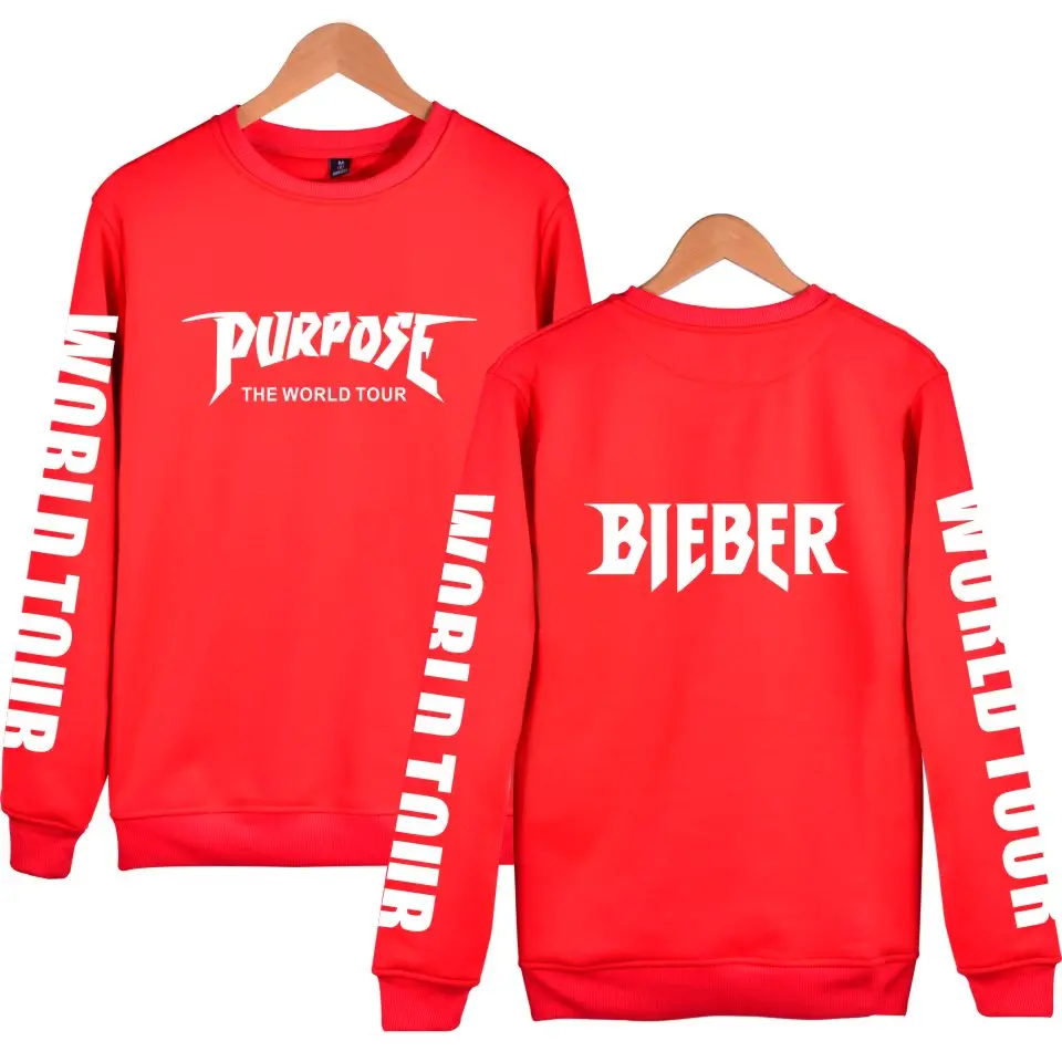 Justin Bieber 2017 New Style With Capless hoodies Men/Women Kpop Sweatshirt Fashion for winter and autummn 4XL Plus Size | Мужская