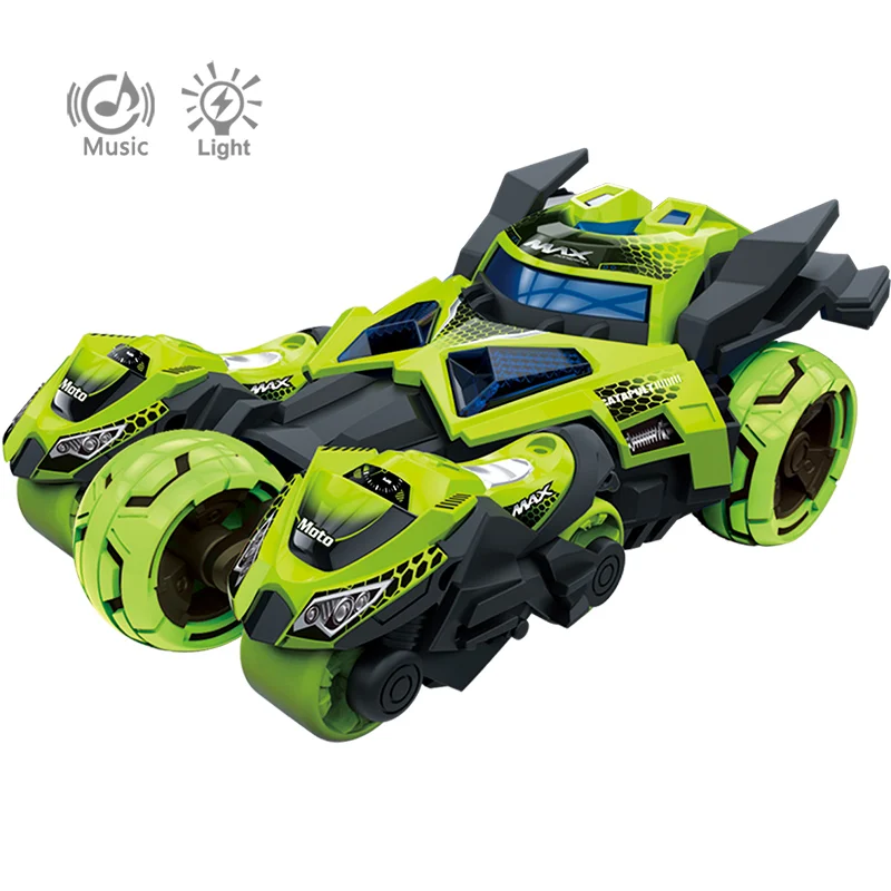with box green 1:32 Batmobile преобразование электрической энергии модели автомобилей из сплава игрушки 3 в 1 гоночный автомобиль катапульта игрушки для детей - Цвет: with box green