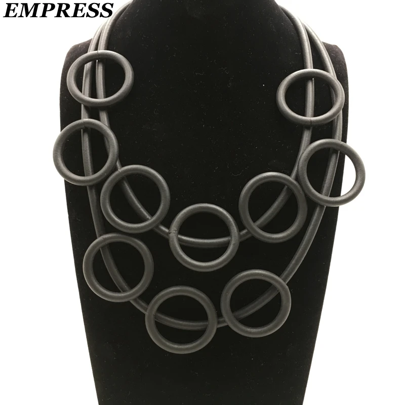 Empress DIY Jewelry Women's Claims The Glamour Hand-Made Multi-Layer Vintage Soft foam Aluminum Necklace Is a Lucky Necklace. |