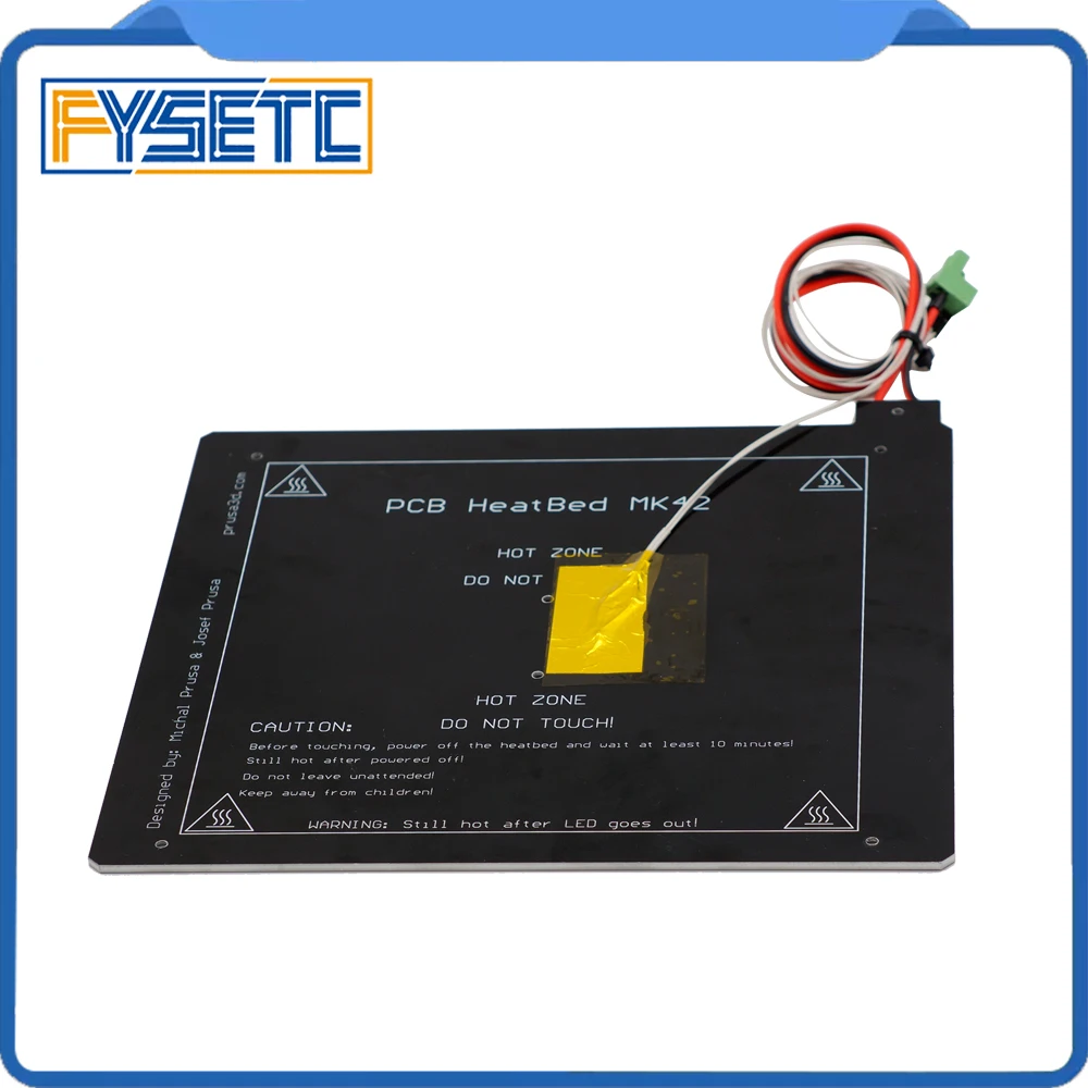 Prusa i3 MK2 MK2S 3d принтер кровать с подогревом алюминиевый сплав клон 255X235 мм + резистор