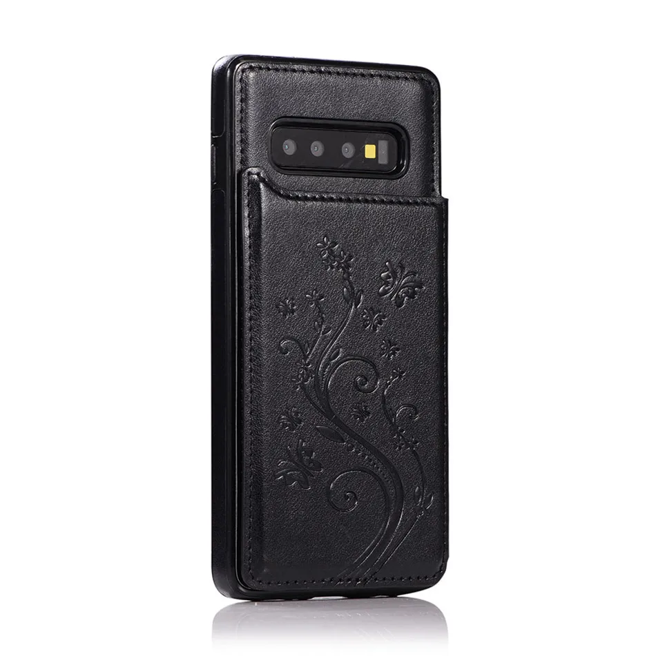 Чехол KISS в винтажном стиле из искусственной кожи чехол s для samsung Galaxy S8 S9 S10 Plus S10e слот для карт чехол для телефона samsung Note 9 8 чехол