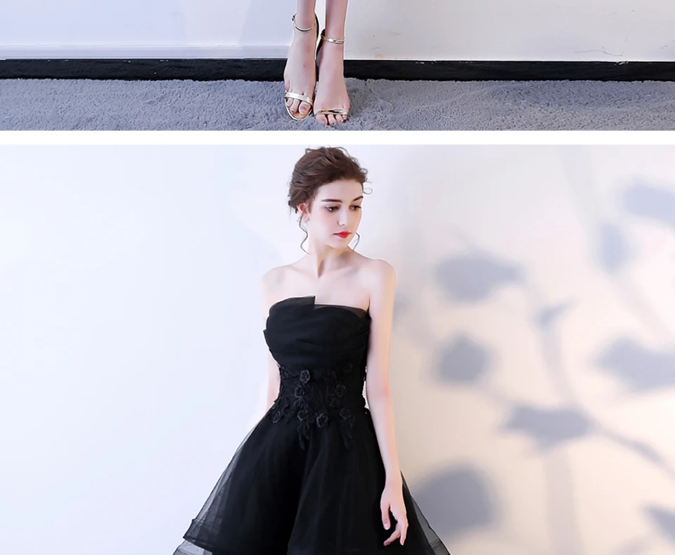 LAMYA Robe De Soiree с кружевной аппликацией и коротким рукавом спереди вечернее платье заказное без рукавов банкетное сексуальное платье для бала Вечерние платья
