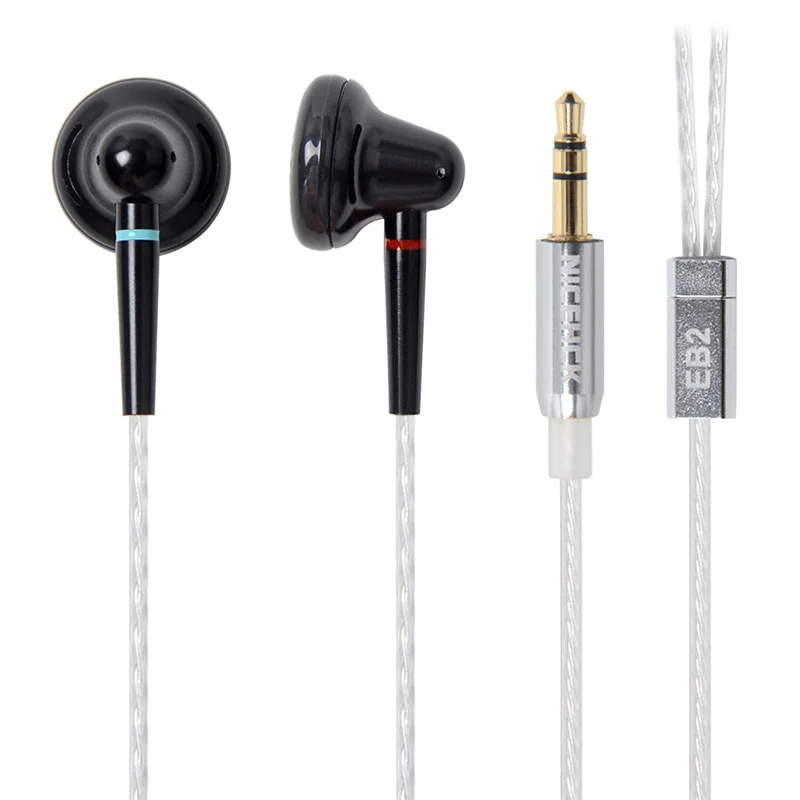 NICEHCK EB2 вкладыши металлические наушники HiFi 14,8 мм Динамический драйвер гарнитура NICEHCK второй флагман вкладыши Звук как NICEHCK EBX сестра - Цвет: Black