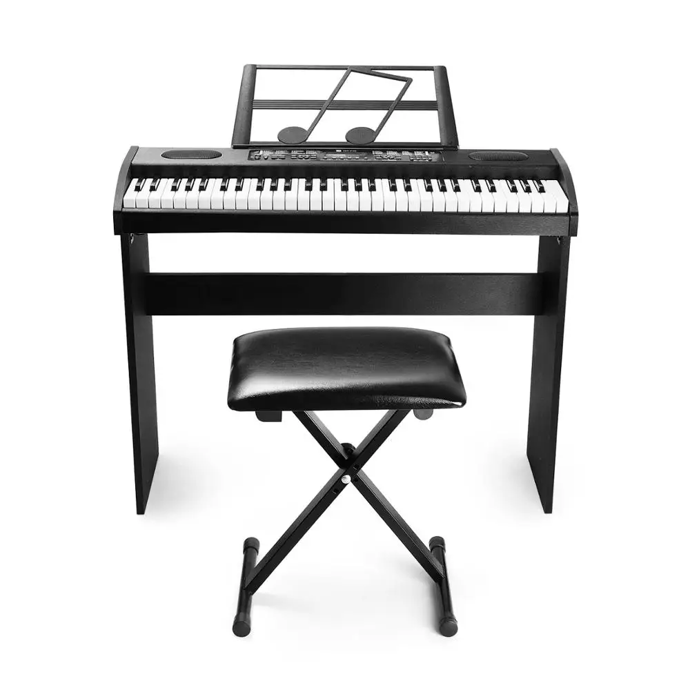 Vangoa VGK6100 61-ключ ЖК-дисплей Дисплей музыка электронная клавиатура Пианино