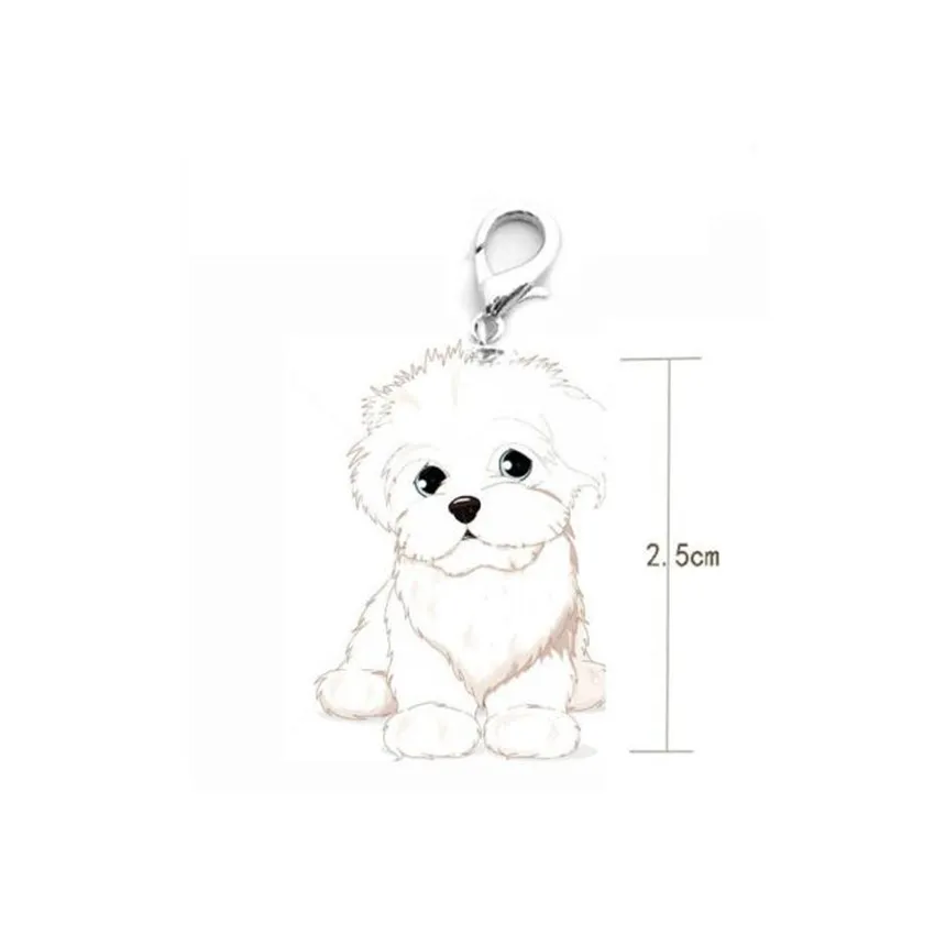 Практичный 2018 новая Dog Tag Диск Pet ID аксессуары из эмали воротник Bichon Frise Ожерелье