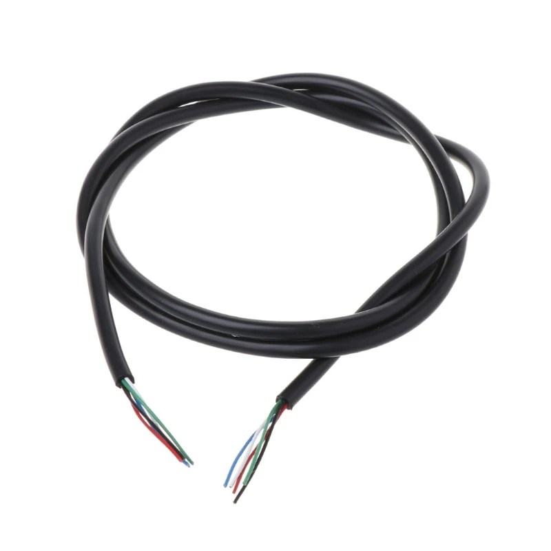 1 м силиконовый медный кабель T12 Сварная Железная станция 3/5Pin высокая температура куртка Sep12 и Прямая поставка - Цвет: -5PIN