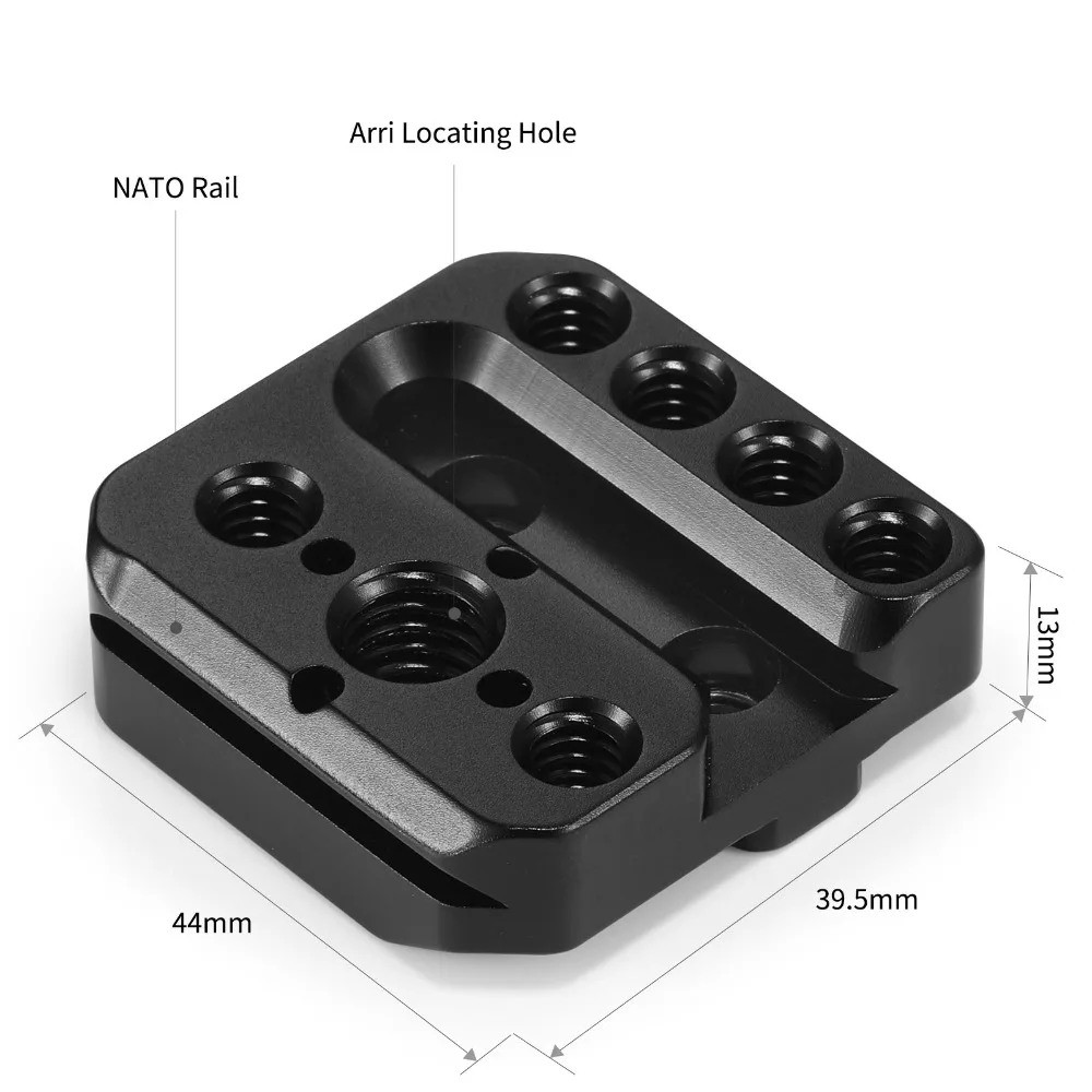 Монтажная пластина SmallRig Ronin-S для DJI Ronin S W/НАТО Rail Arri фиксирующие отверстия