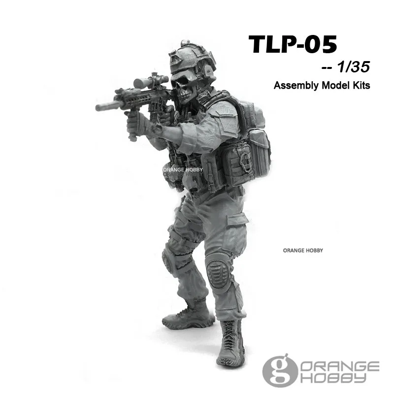 TLP-05 OHS YuFanModel 1/35 TLP-01-05 07-09 TLP серии современный солдат сборки военные полимерные миниатюры Модели Конструкторы oh - Цвет: TLP-05