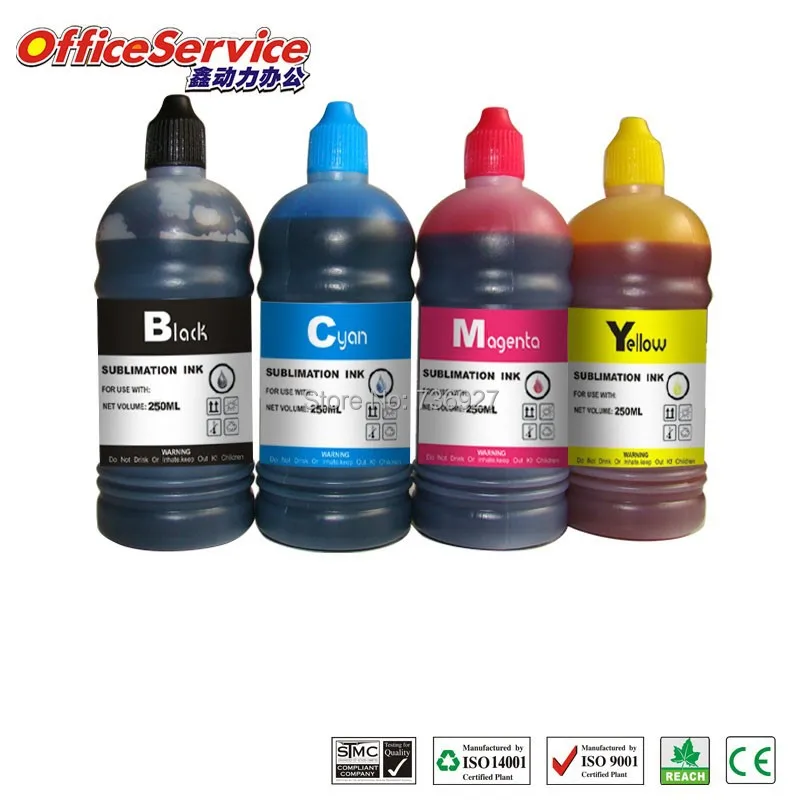 

4X500ML GC41 GC31 GC21 Universal Sublimation Ink For RICOH SG 3110DNw 7100DN GX-5000 3000 e2600 Printers Heat Transfer Ink