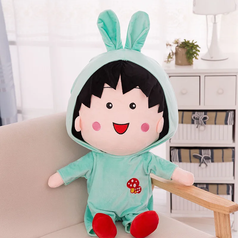 Высококачественная Милая плюшевая игрушка Chibi Маруко тян подарки на день