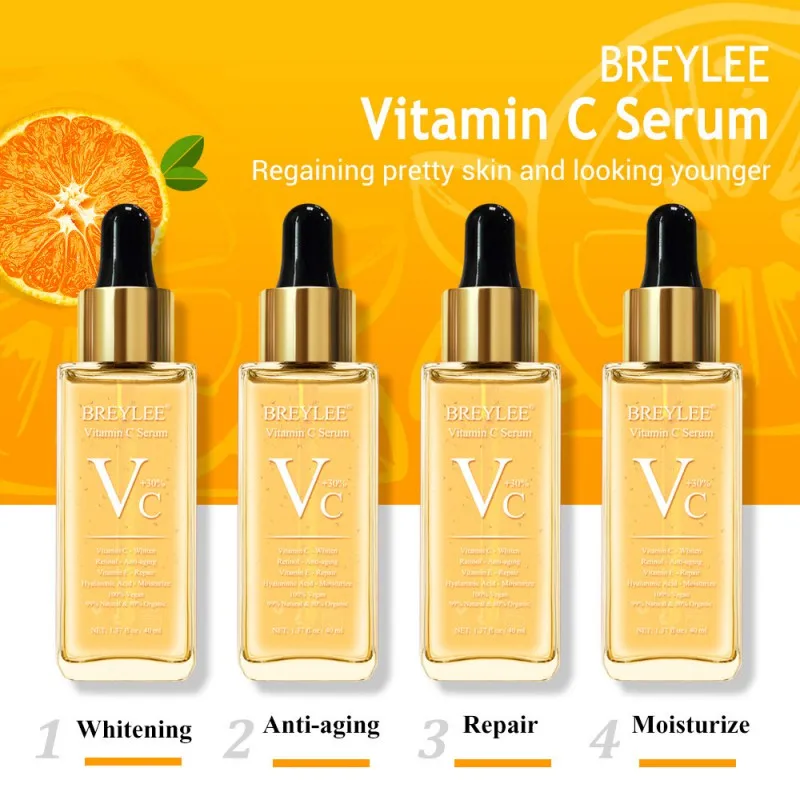 40 мл натуральный витамин с гиалуроновая отбеливающая сыворотка темные пятна