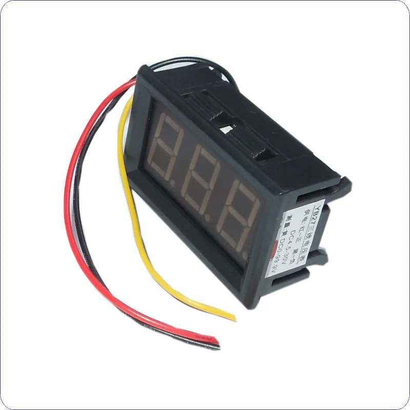 Цифровой светодиодный мини дисплей модуль DIY Красный Синий DC 3 30V 0 300V вольтметр