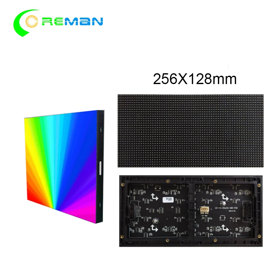 Hub75 SMD 3 в 1 полноцветный светодиодный видео модуль 4 мм пикселей полный RGB led экран