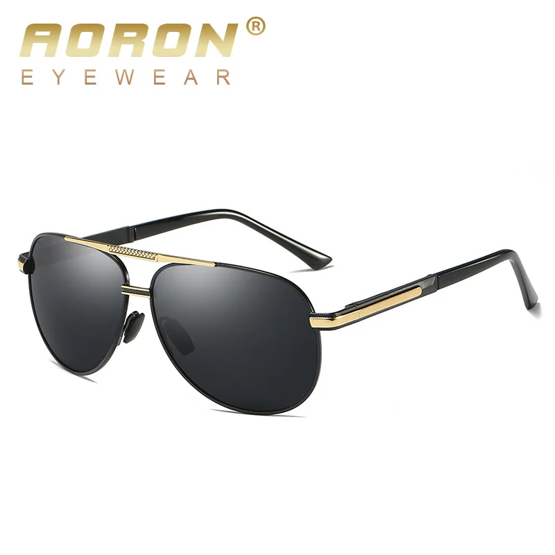 Солнцезащитные очки Aoron UV400 Мужские и женские алюминиевые Поляризационные