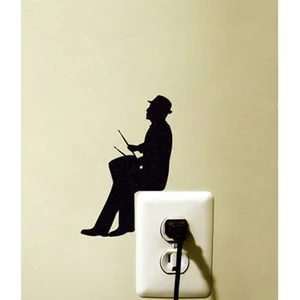 Музыкальная модная наклейка с драпировкой для спальни 5WS0060