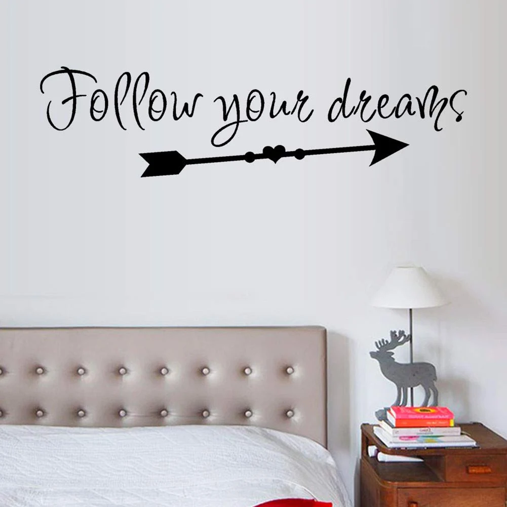 Новинка наклейка на стену Follow Your Dreams обои для гостиной фотообои Декор|Наклейки