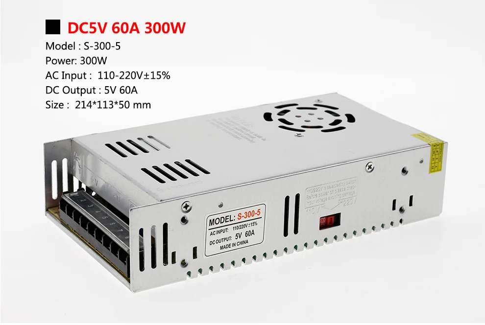 Светодиодный трансформаторы AC110V-220V для DC5V 2A 3A 5A 10A 20A 30A 40A 60A 70A переключатель Питание Драйвер адаптер для Светодиодные ленты