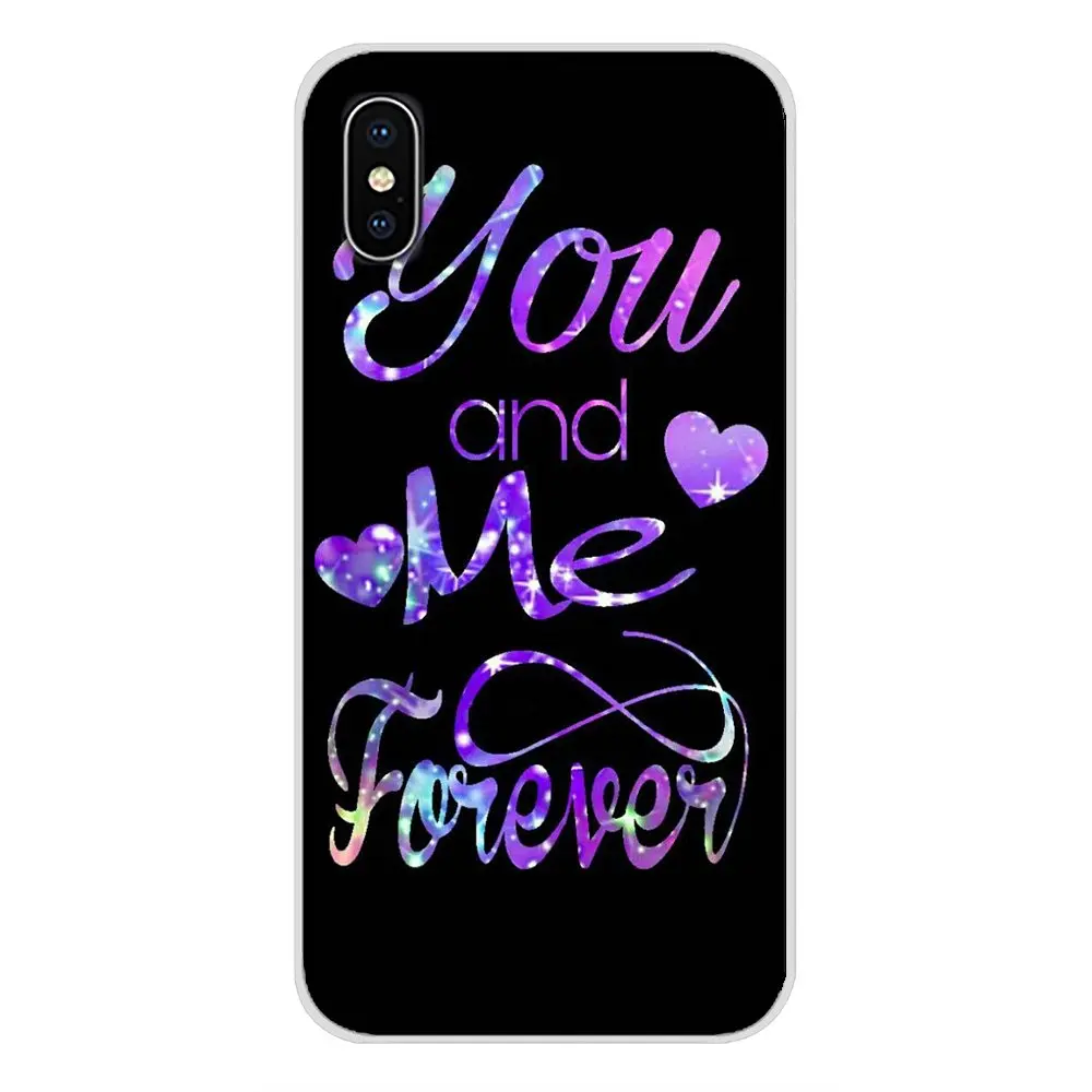 Аксессуары чехол для телефона You And Me письма сердца Samsung Galaxy J1 J2 J3 J4 J5 J6 J7 J8 Plus 2018 Prime