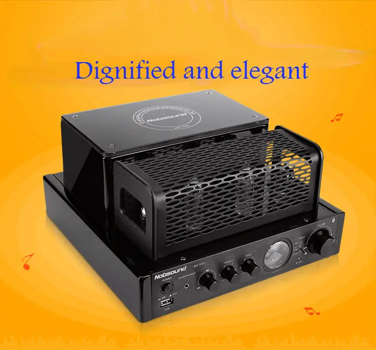Nobsound MS-30D hifi bluetooth Ламповый усилитель 25 Вт+ 25 Вт 220 В поддержка Usb усилитель мощности MS-10D MKII upgrade