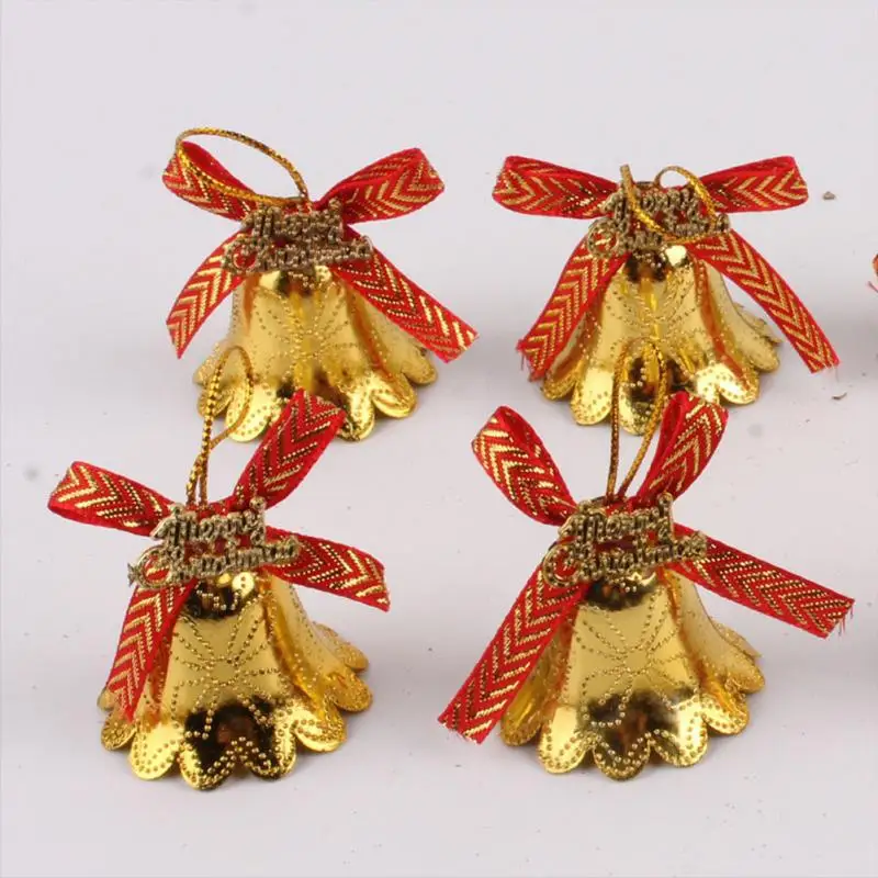 36 шт. украшения Мини Блеск висит кулон в форме колокольчика Рождественская елка