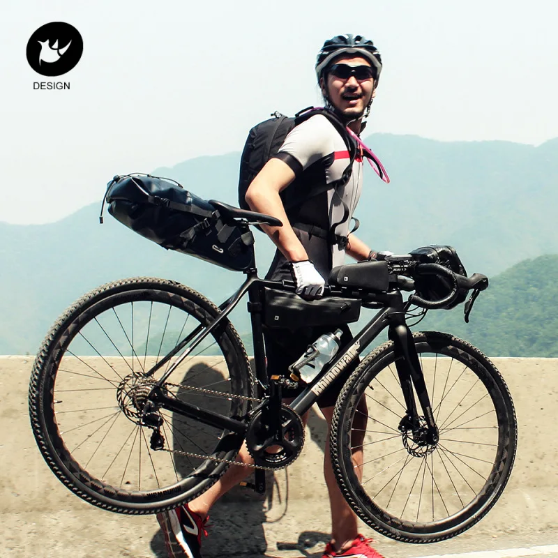 Rhinowalk непромокаемая велосипедная сумка большой вместимости MTB Дорожная передняя