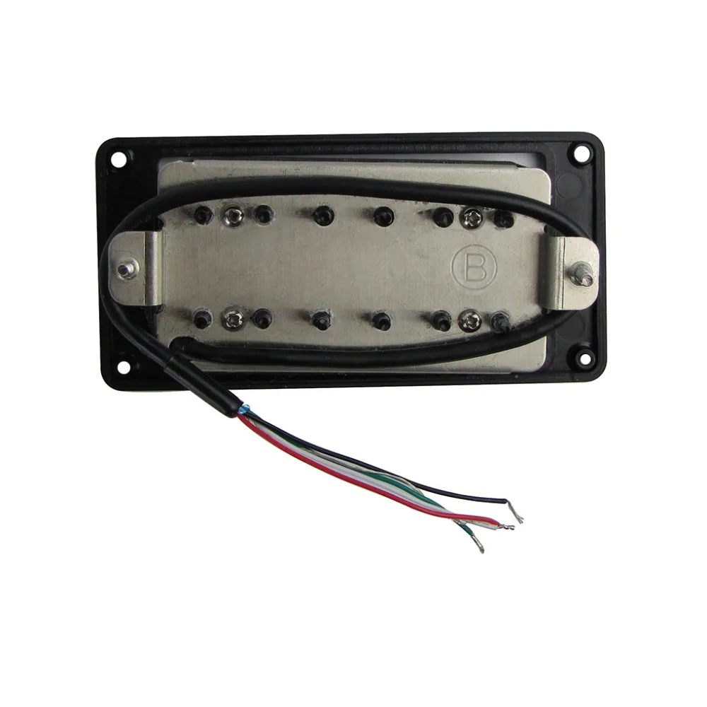 FLEOR Black Double Coil Humbucker электрогитара звукосниматель Alnico 5 регулируемых полюсов с